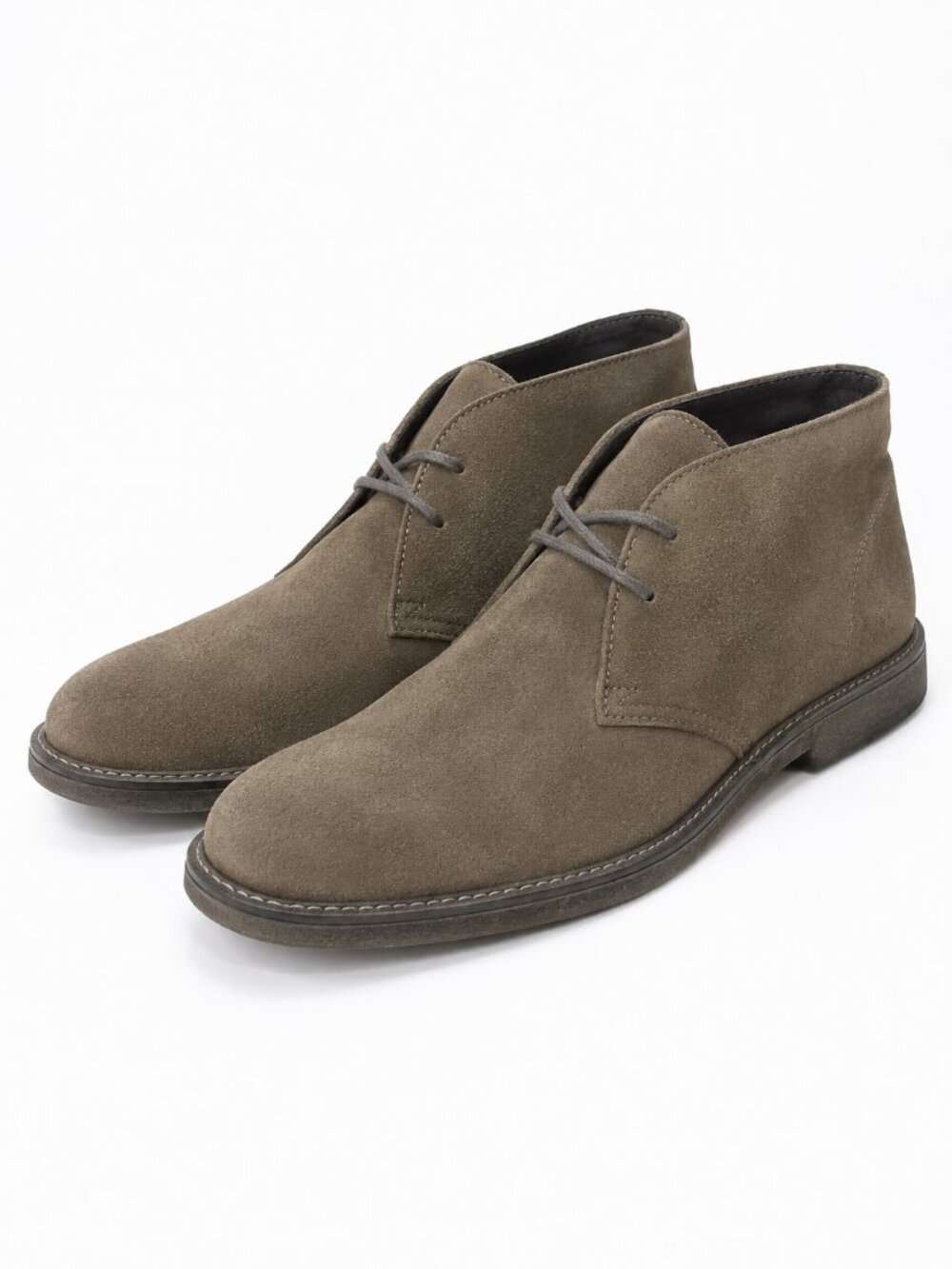 Bass Radley Olive Suede Chukka Desert Boots Mens 12M Leather Casual Comfort